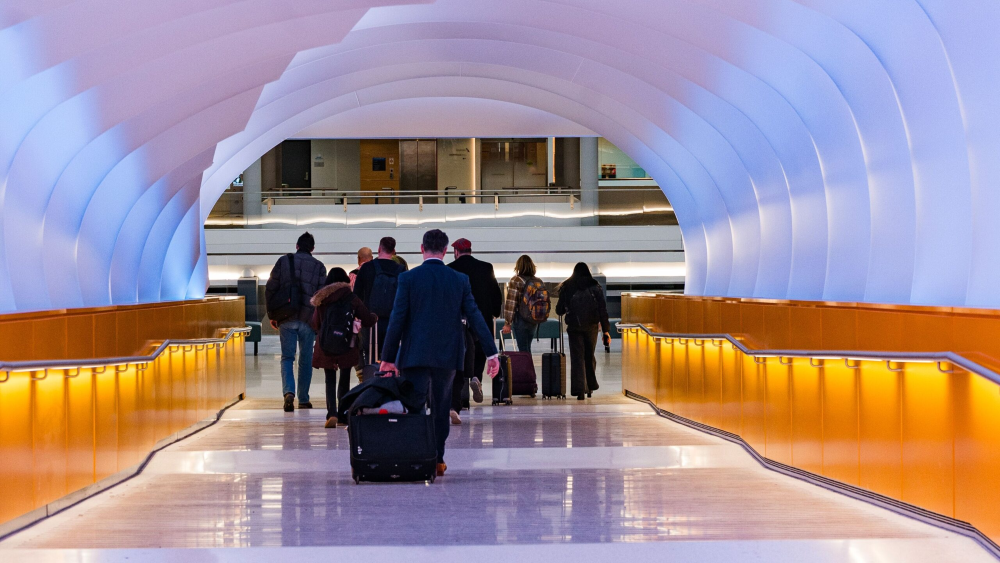 Skybridge at Pittsburgh International Airport
