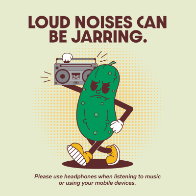 Loud Noises Can be Jarring