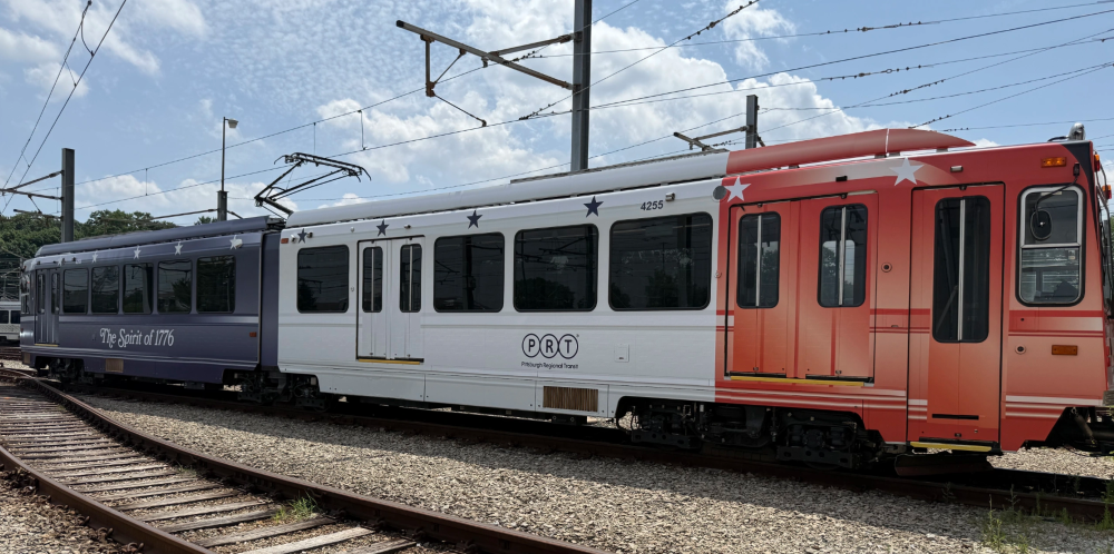 PRT unveils America250-inspired rail car