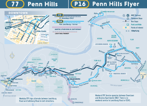 PennDOT Project to Impact P16-Penn Hills Flyer Route